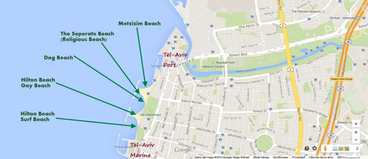 namal Tel Aviv haritası 