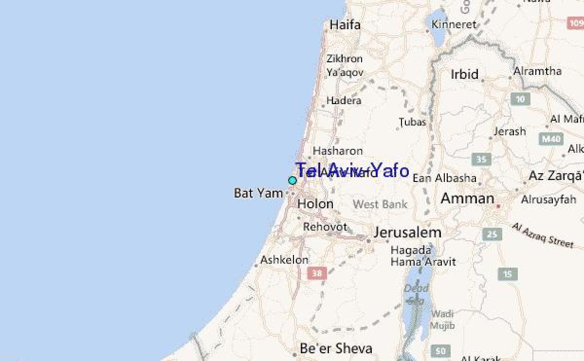 Tel Aviv Yafa haritası 