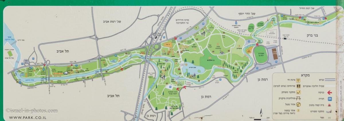 yarkon river haritası 