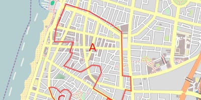 Beyaz kent, Tel Aviv haritası 