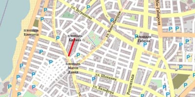 Tel Aviv İsrail sokak haritası 